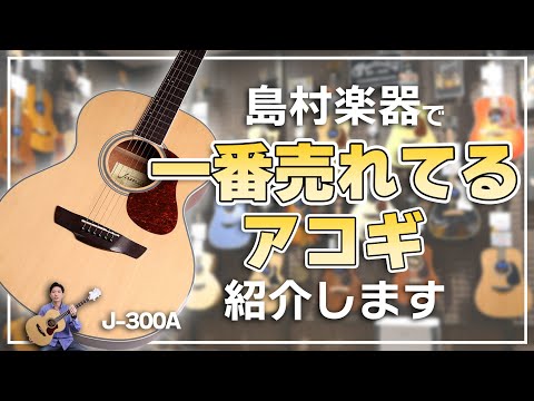 初心者でも弾きやすい！おすすめアコギ James J-300Aを解説します