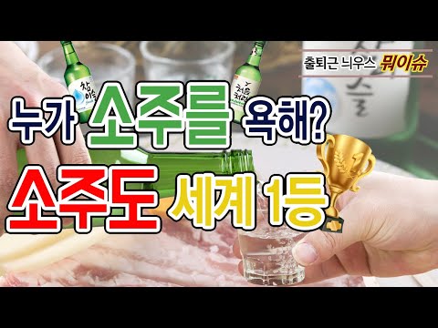 [출퇴근 늬우스 뭐이슈] 누가 소주를 욕해? BTS만 있나요, 소주도 1등