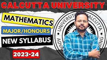 New Syllabus 2023 | WB College 4 yr Major Minor syllabus | CCF-22 Couse Structure | Mathematics | CU