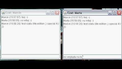Very simple chat application in Java