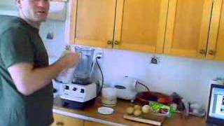 Making a Cafe Mocha Shake
