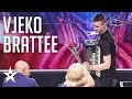 Vjeko Brattee annoys the judges and announces his comeback│Supertalent 2018│Auditions