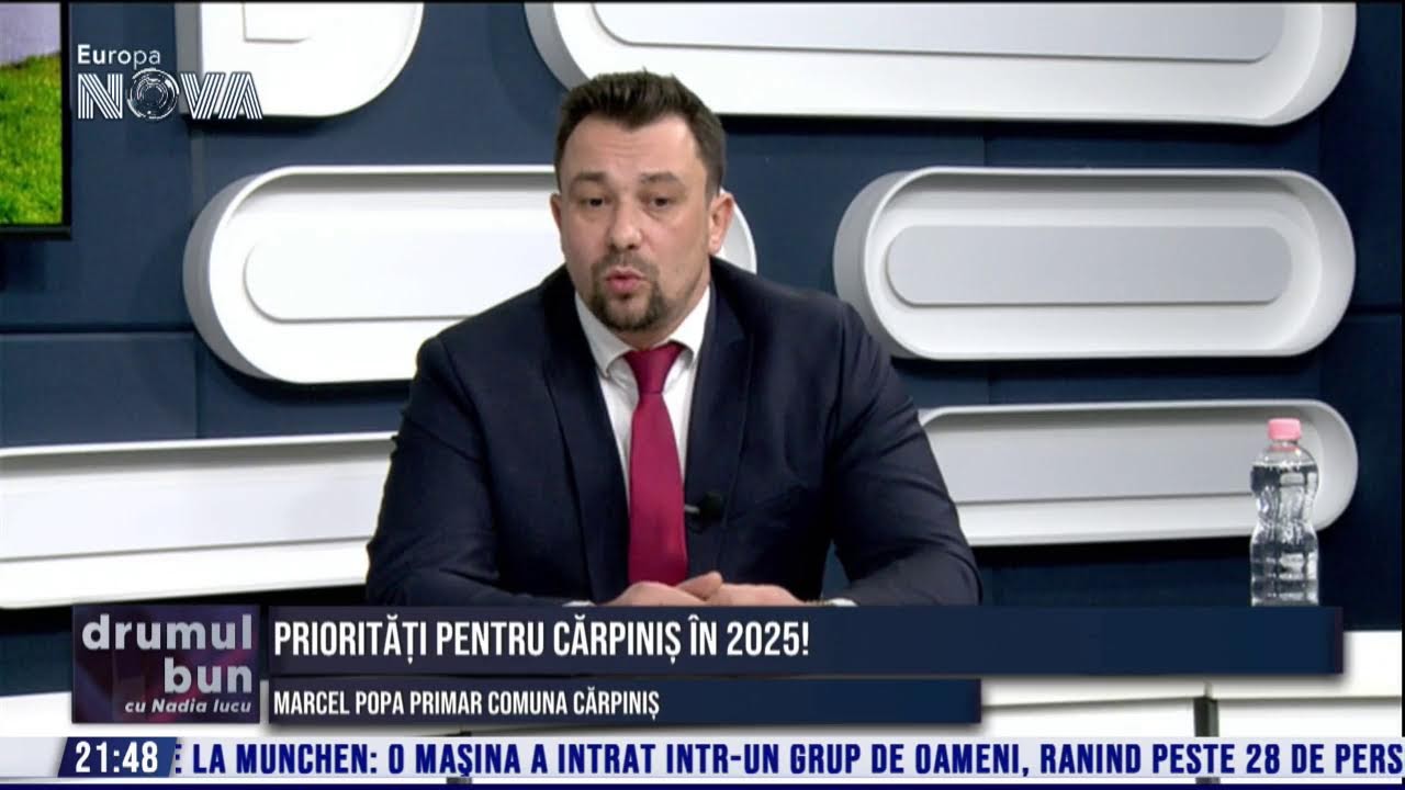 LIVE : Priorități pentru Cărpiniș în 2025! - Drumul Bun cu Nadia Iucu - Europa Nova - 13.02.2025 LIVE : Priorități pentru Cărpiniș în 2025! - Drumul Bun cu Nadia Iucu - Europa Nova - 13.02.2025