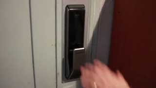 samsung doorlock Pushpull p710 Welcome funtion