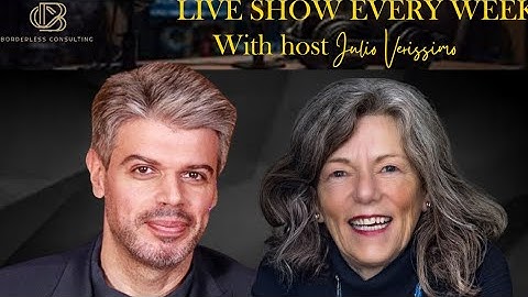 Julio Verissimo with Cathy Nesbitt on Julio Verissimo Live Show - Laughter, Wellness & Eco-Wisdom