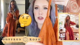 Boho Pregnancy Clothing Haul! PLUS SIZE - SAFFRON ROAD!