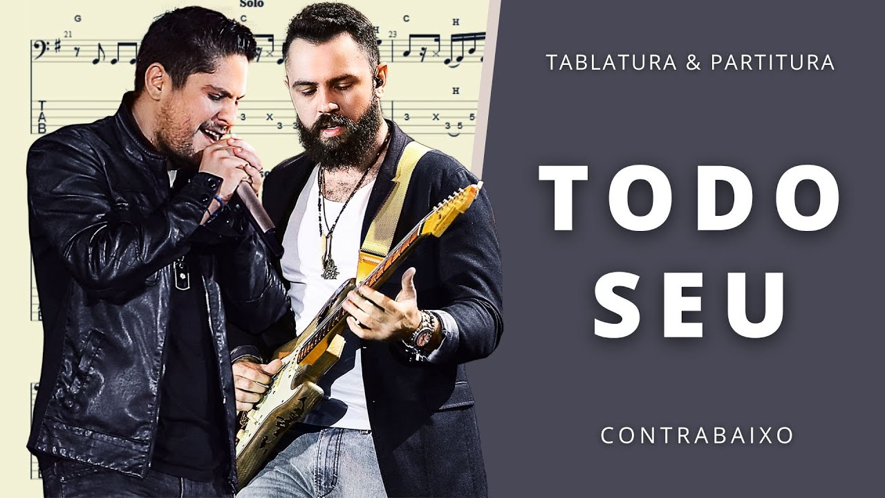 Todo seu e Mateus Transcrição p/ Contrabaixo c/ Tablatura