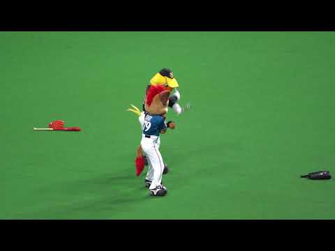 【4K】20180421 フレップくん、リズムに合わせていたらついついホークスの応援をしてしまい