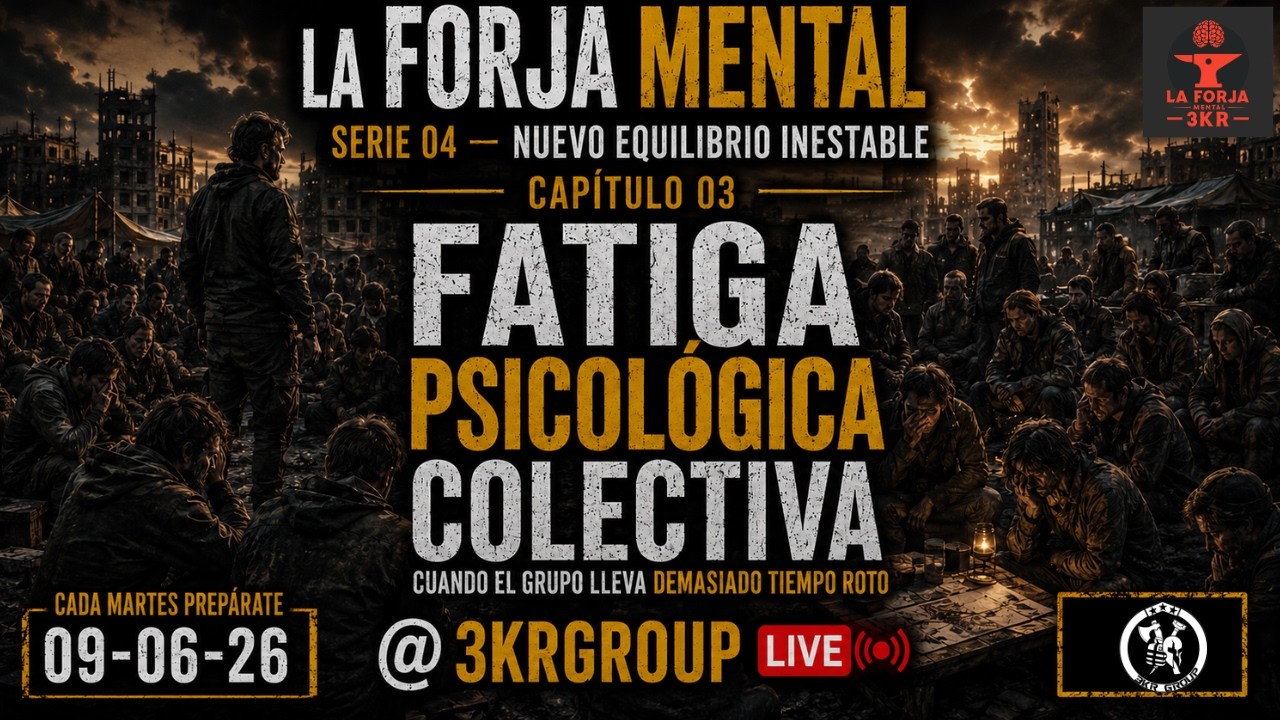 LA FORJA MENTAL 09-06-26 SERIE 4 NUEVO EQUILIBRIO INESTABLE CAPITULO 03  FATIGA PSICOLOGICA COLECTIV