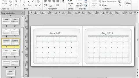 Publisher 2010 Tutorial The Page Layout View Buttons Microsoft Training Lesson 1.7