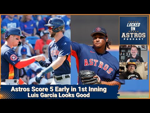 Astros: Luis Garcia shows off new delivery and Yordan Alvarez update