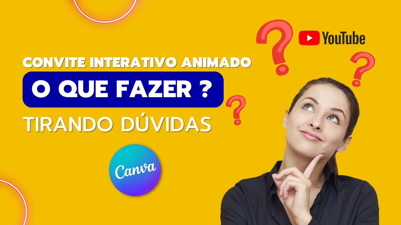 Como Criar um Convite Virtual e Interativo ANIMADO no Canva