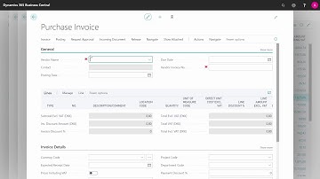 Getting Purchase Receipts into a Purchase Invoice - Microsoft Dynamics 365 Business Central