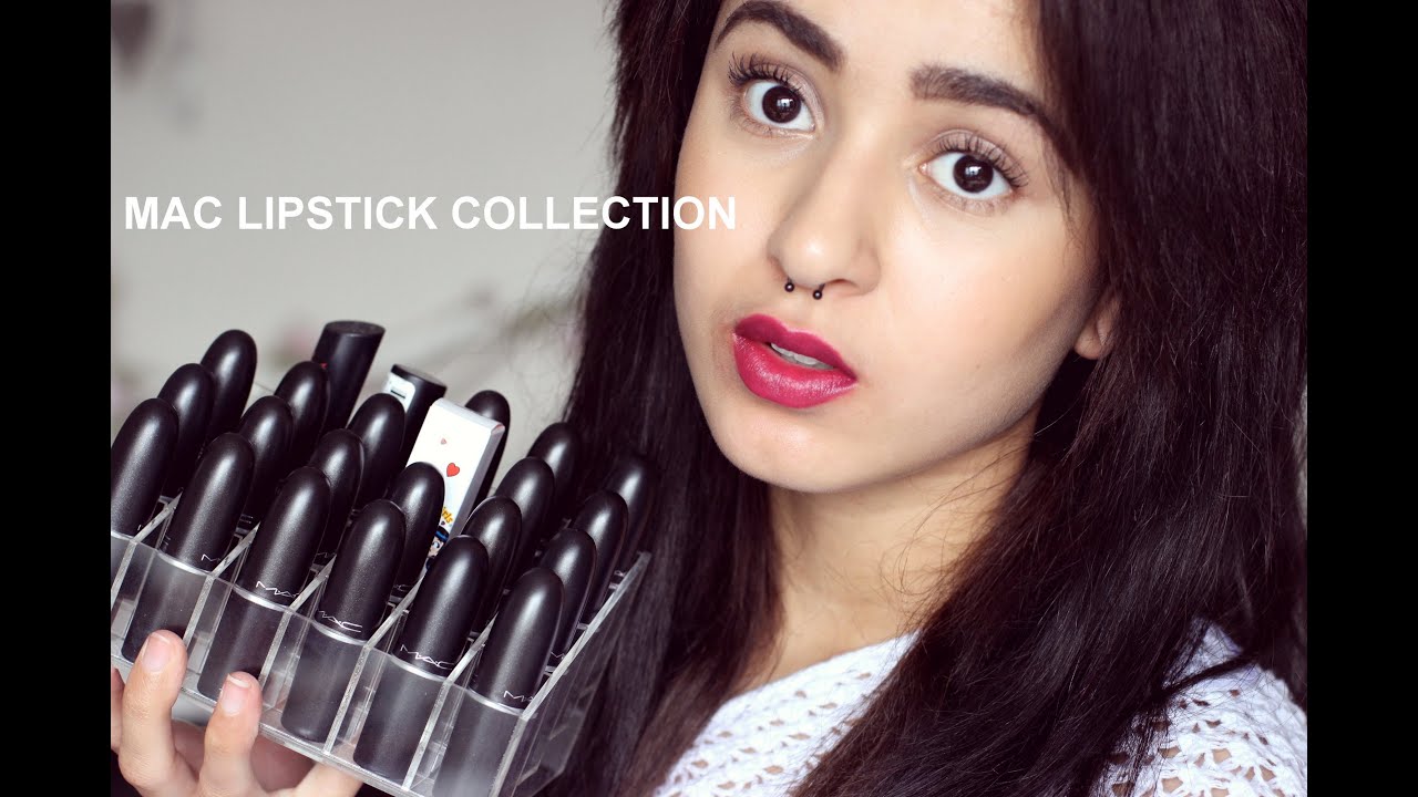 MAC lipstick collection + lip swatches! | What I Call Beautiful - YouTube