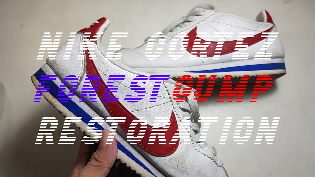 HOW TO CLEAN NIKE CORTEZ &quot;FORREST GUMP&quot; NIKE NIKECORTEZ