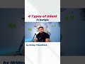 4 types of intent