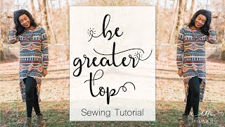 Be Greater,  A Super Easy Pattern For An Awesome High Low Top!
