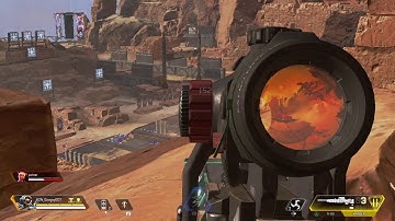 1v1 no scope Kraber kill. Firing Range