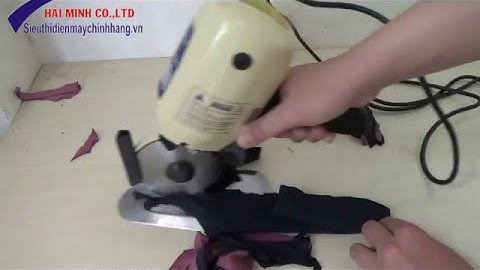 How to sử dụng máy cắt vải cầm tay Lejiang YJ 110 ??