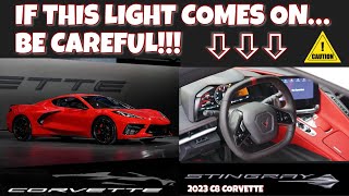 2023 C8 Corvette Be Very Careful If This Happens | Green Indicator