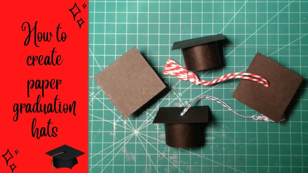 How to Make a Paper Graduation Caps YouTube