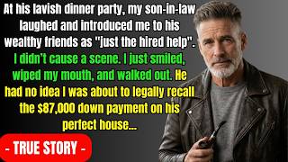 My Son-In-Law Called Me the Help at Dinner — I Quietly Took the Down Payment Back