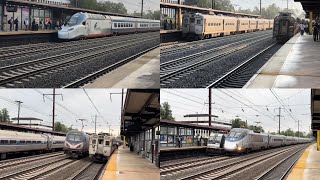 NJ Transit & Amtrak AM Rush Hour Action @ Metropark Station in Iselin, NJ (7/29/2026)