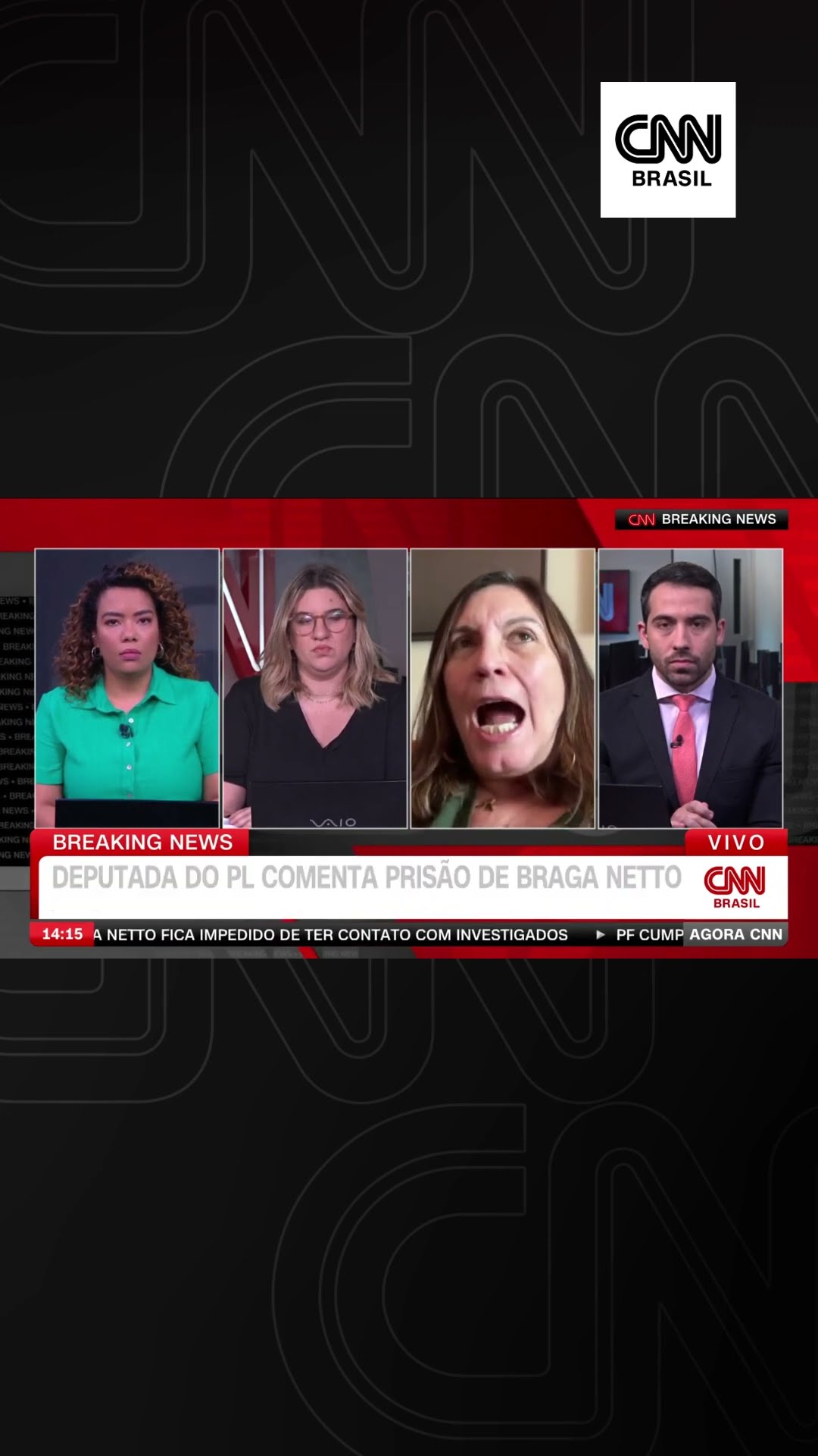 Querem prender Bolsonaro a qualquer custo, diz Bia Kicis à CNN