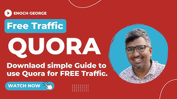 How to Get Free Traffic from Quora | JASPER AI | Download Simple Guide to Quora for FREE Traffic