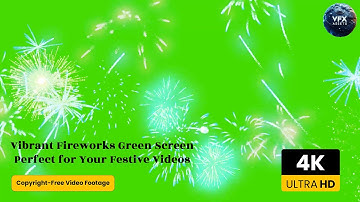 Vibrant Fireworks Green Screen | Perfect for Your Festive Videos #greenscreen #fireworks #fire