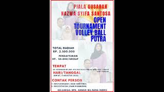 Undangan Tournamen Volley Ball Putra Piala Gusaran 'NAZWA SYIFA SANTOSA'