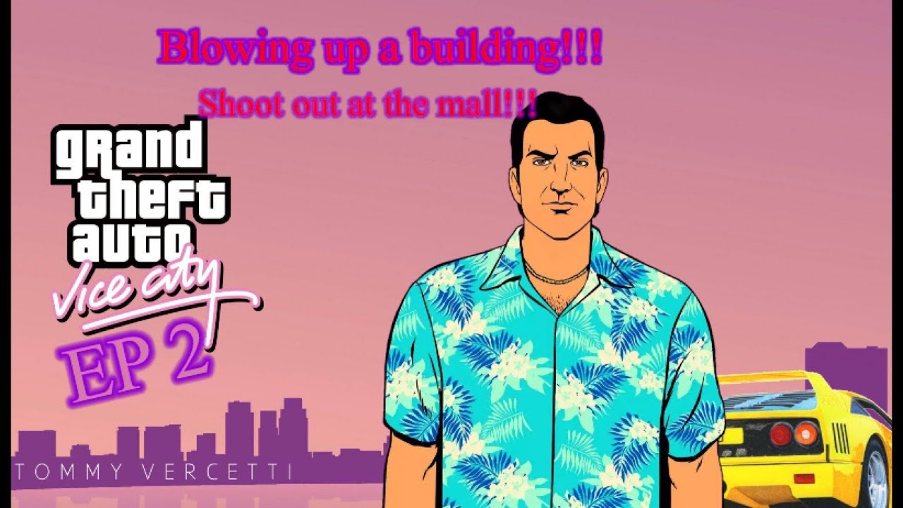Gta vice city ep 2 Shoot out at the mall!!!
