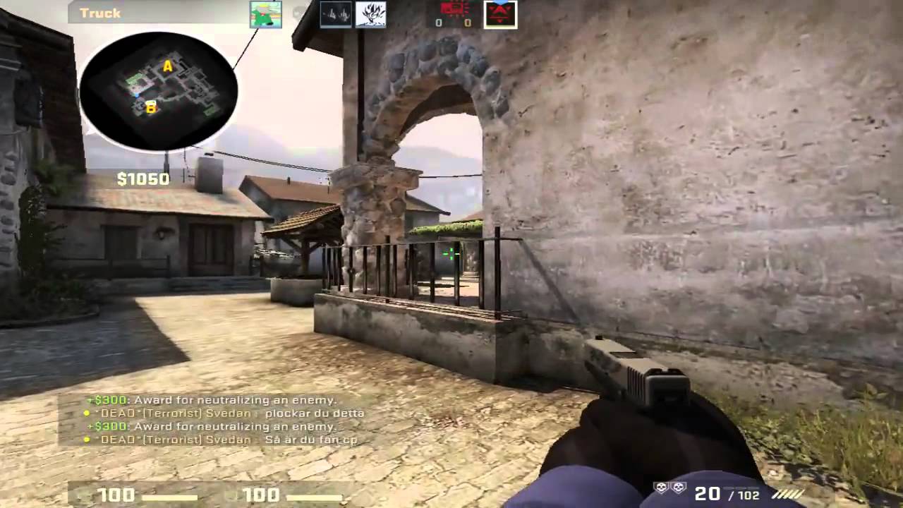 1v5 Glock ACE all hs by Blote