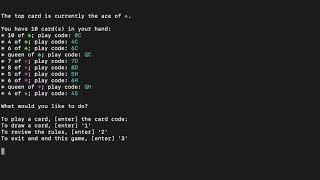 Crazy Eights Demo screenshot 4