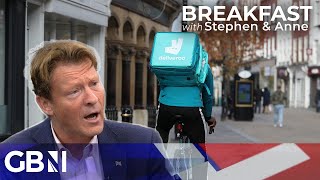 UK food delivery apps hiring illegal migrants branded 'completely UNFAIR' by Richard Tice