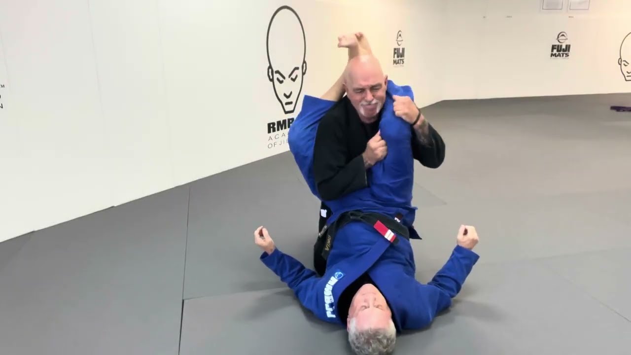 BJJ Triangle Escape Look Up Pull Down