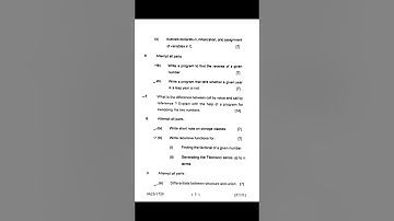 BCA question paper LU Computer Fundamentals and programming in C previous year Lucknow University