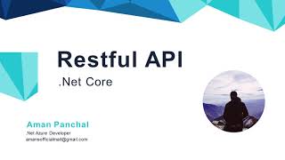 1. Welcome - Restful API using .Net Core