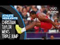 Christian Taylor's 🇺🇸 Olympic Highlights | Athlete Highlights