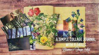 A Simple Collage Journal with Florals