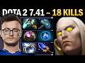 Invoker with 18 Kills and Stormcrafter - Dota 7.41