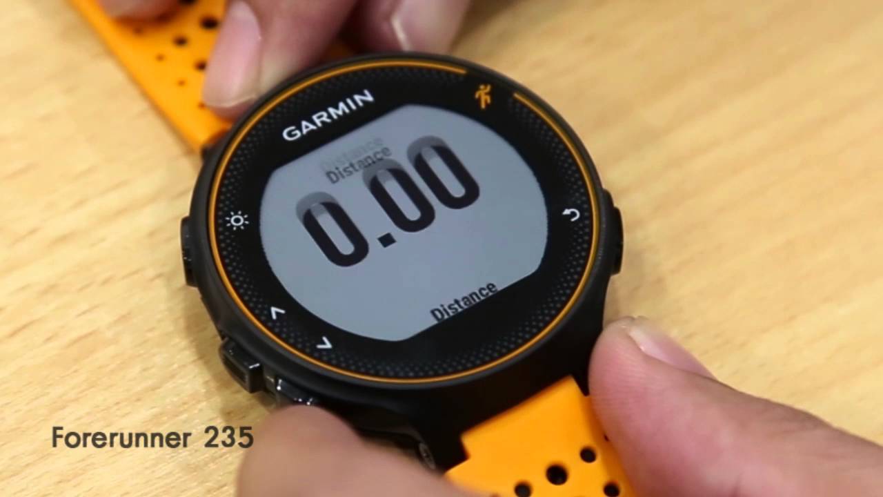 garmin forerunner 235 activity profiles