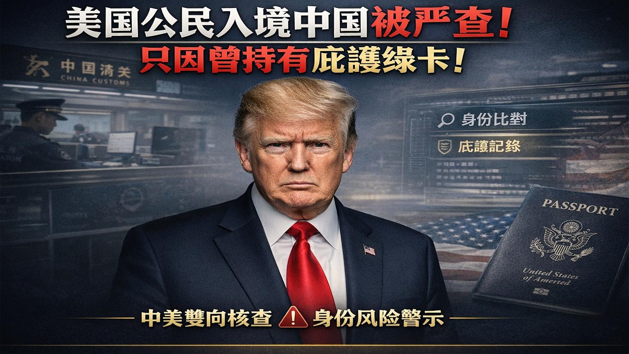 美國公民入境中國被嚴查！只因曾持有，庇護綠卡！海外華人必看的身份風險真相！ #移民 #綠卡 #移民新政 #美國 #入境 #中國 #華人回國 #庇護綠卡 #海關嚴查 #身份欺詐 #雙重身份 #中美移民