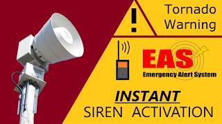 INSTANT Siren Activation! 4/13/26 Waseca, MN Siren Ambiances for Tornado Warnings