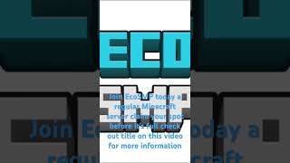 EcoSMP on bedrock edition friend OutlinedTunic77 to join today!!!!!