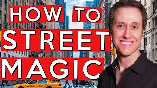 How To STREET MAGIC Tricks & Approaching Strangers