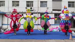 Digital Inflatables Cartoon Characters Clown Puppet for Advertising Parade Decorations