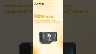 How to fix error code E05 Fault in the magnetic induction cut off sensor Profile
