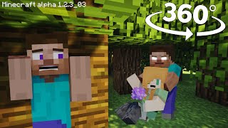 Herobrine ขโมยผู้หญิงใน 360° - Minecraft นิเมชั่นสยองขวัญ [VR] วิดีโอ 4K