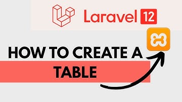 How to create a table in Laravel 12